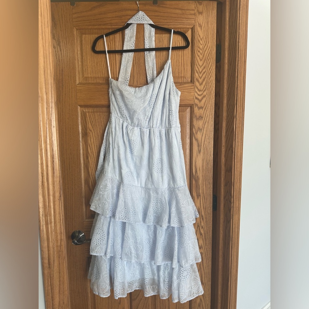 Baby Blue Eyelet Dress from Lulu’s